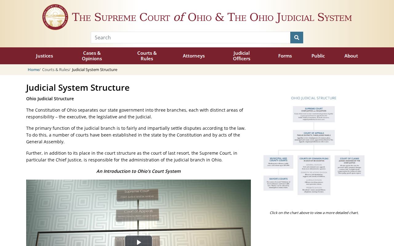 Cuyahoga County court docket Ohio judicial system hierarchy